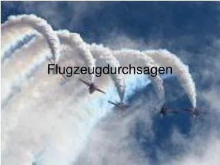 flugzeugdurchsagen