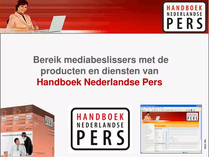 bereik mediabeslissers met de producten en diensten van handboek nederlandse pers