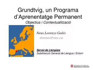 grundtvig un programa d aprenentatge permanent objectius i contextualitzaci