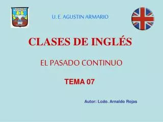 el pasado continuo