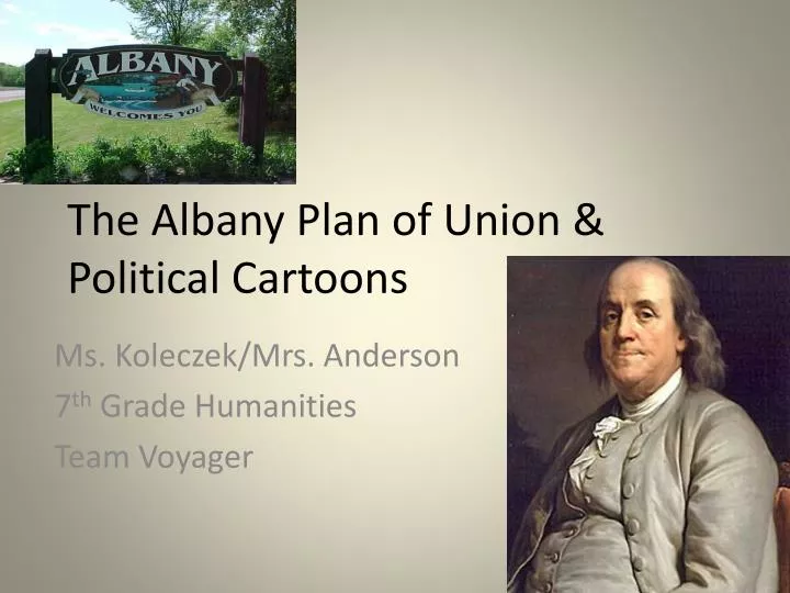 the albany plan of union political cartoons