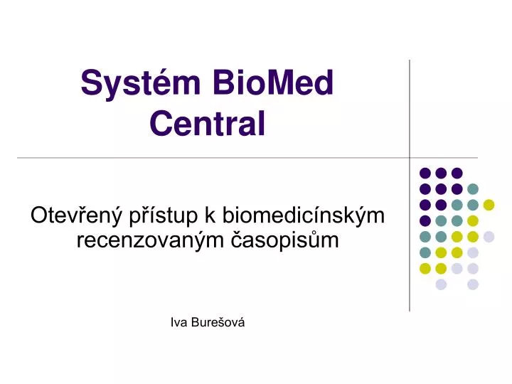 syst m biomed central