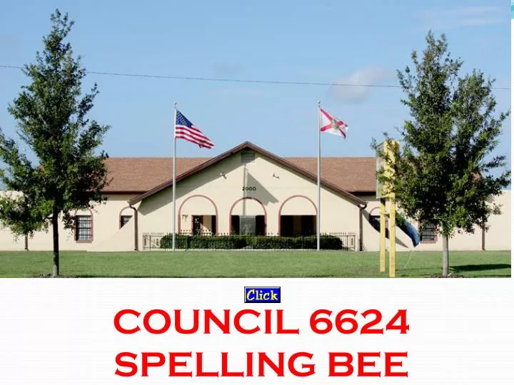 council 6624 spelling bee