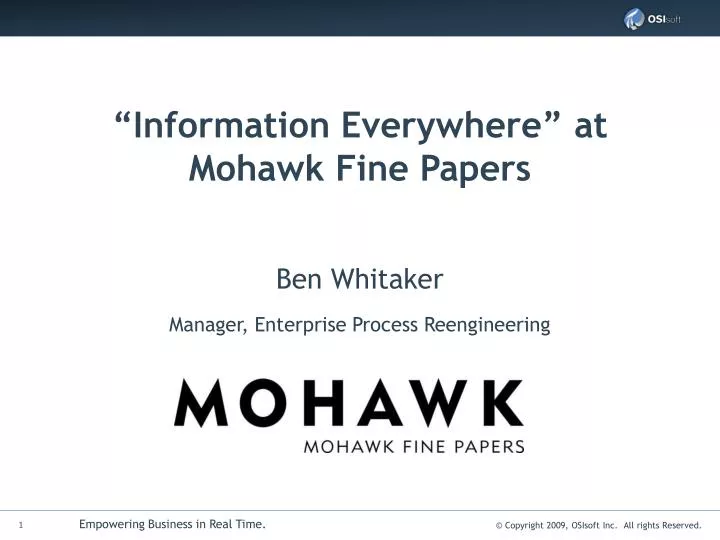 information everywhere at mohawk fine papers