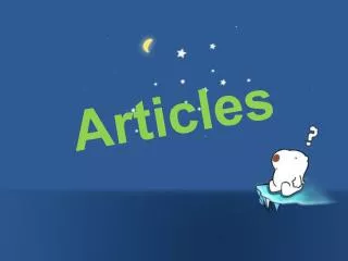 articles