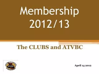 Membership 2012/13