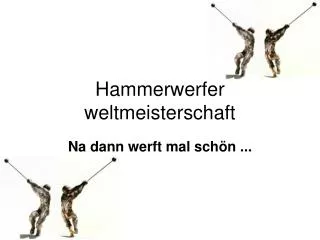 hammerwerfer weltmeisterschaft