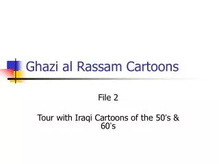 Ghazi al Rassam Cartoons