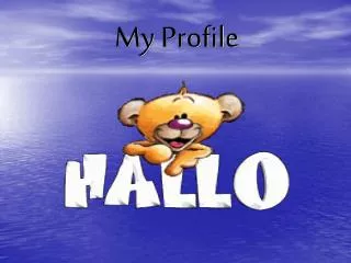 My Profile