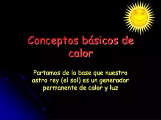 conceptos b sicos de calor