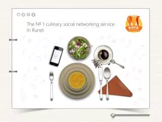 The ? 1 culinary social networking service In Runet