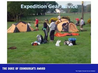 Expedition Gear Advice