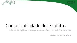 comunicabilidade dos esp ritos