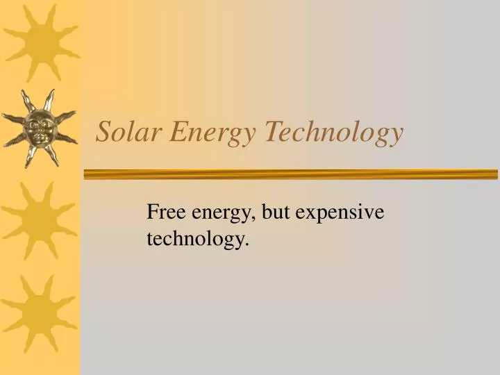 solar energy technology