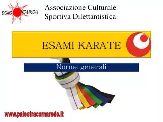 esami karate