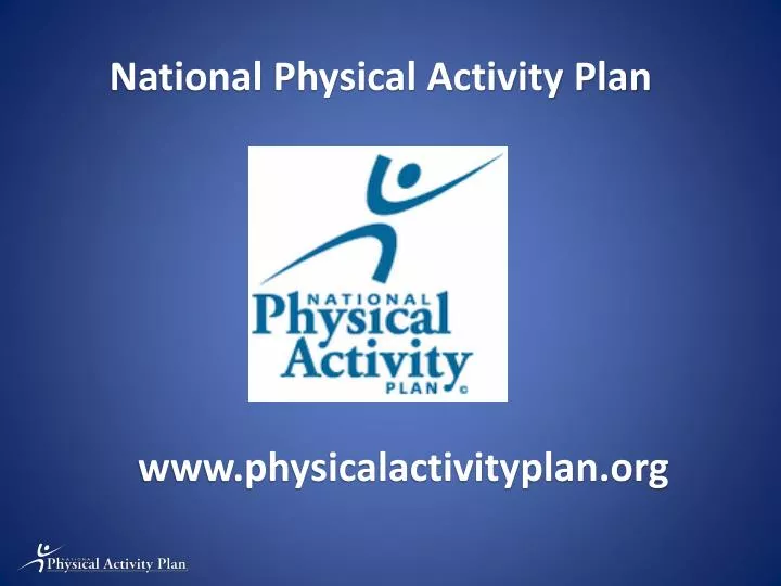 www physicalactivityplan org