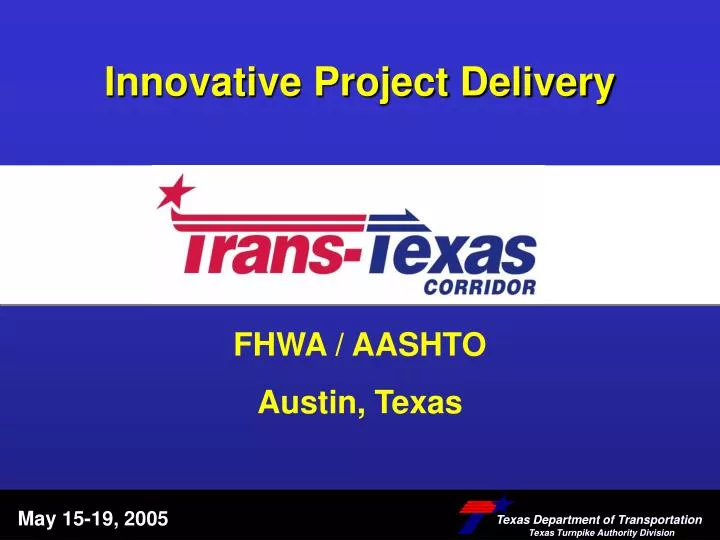 innovative project delivery