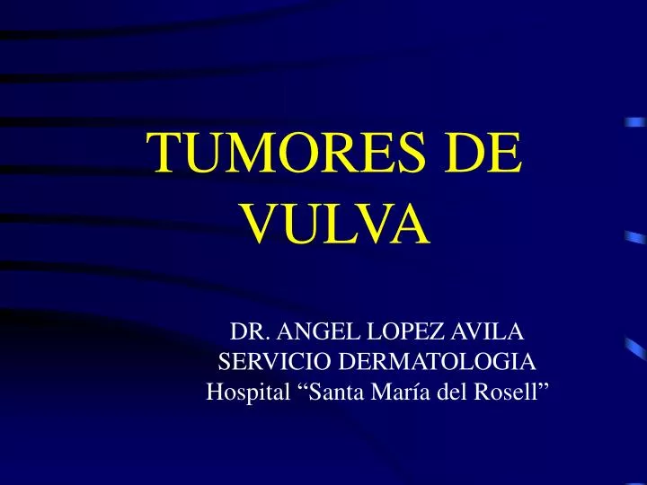 tumores de vulva