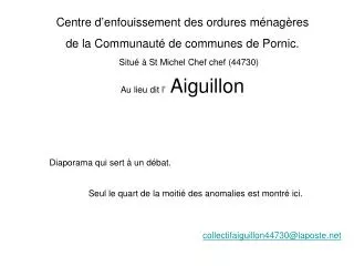 au lieu dit l aiguillon