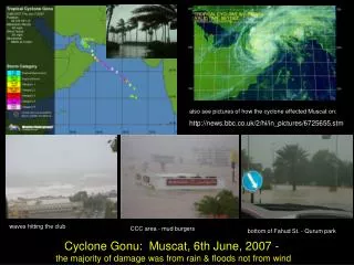 also see pictures of how the cyclone effected Muscat on: