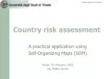 Country risk assessment - slide 1