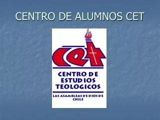 centro de alumnos cet