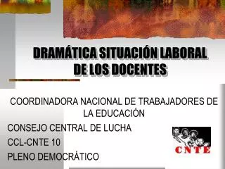 dram tica situaci n laboral de los docentes