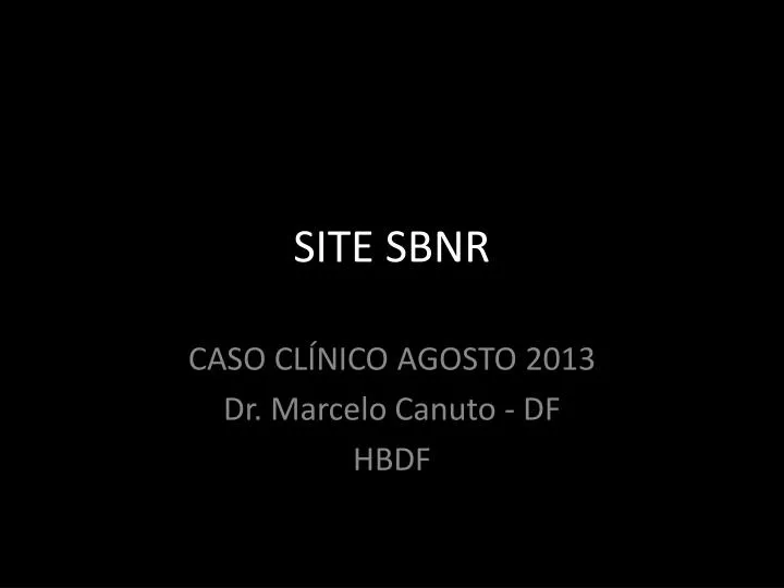 site sbnr