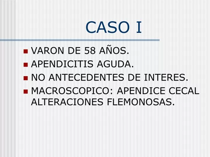 caso i