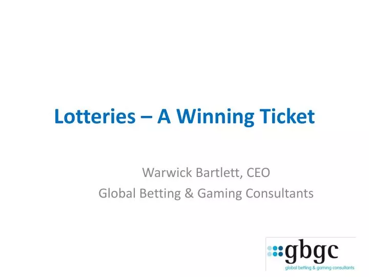 lotteries a winning ticket