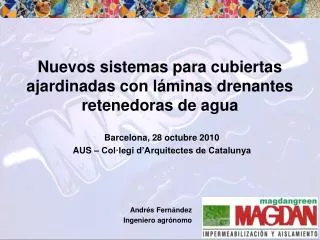 nuevos sistemas para cubiertas ajardinadas con l minas drenantes retenedoras de agua