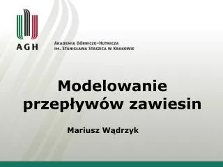 modelowanie przep yw w zawiesin