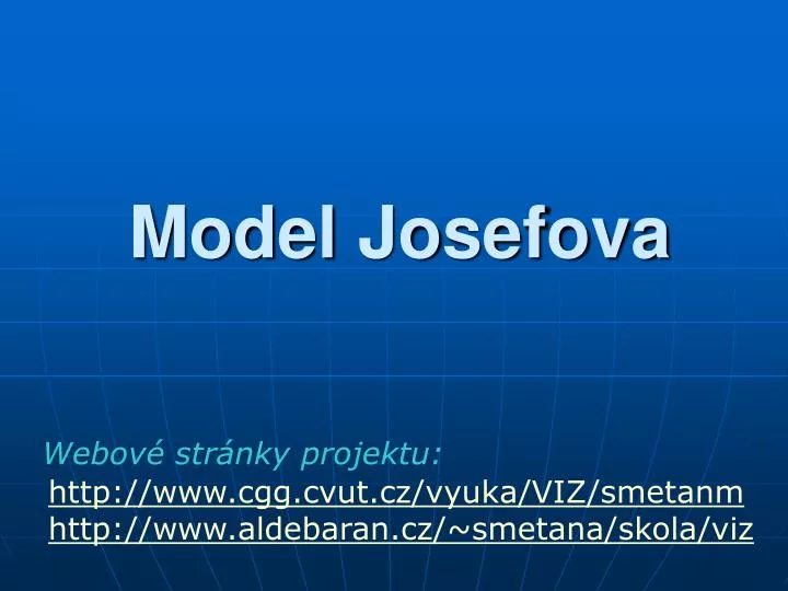 model josefova