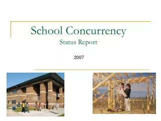 School Concurrency Status Report