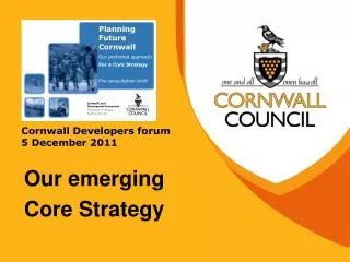 Cornwall Developers forum 5 December 2011