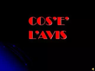 cos e l avis