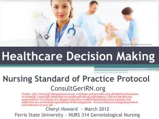 Healthcare Decision Making