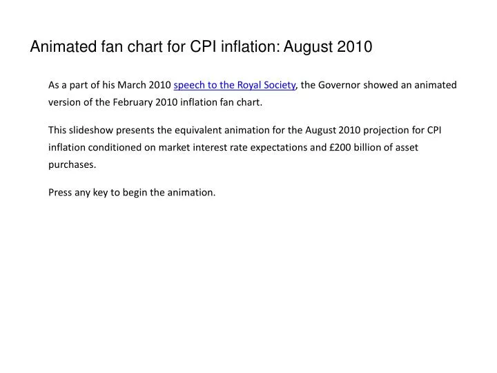 animated fan chart for cpi inflation august 2010