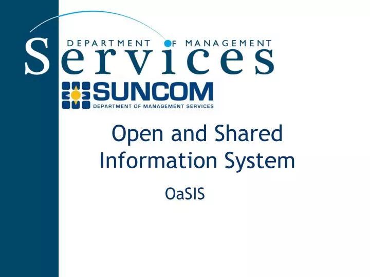open and shared information system