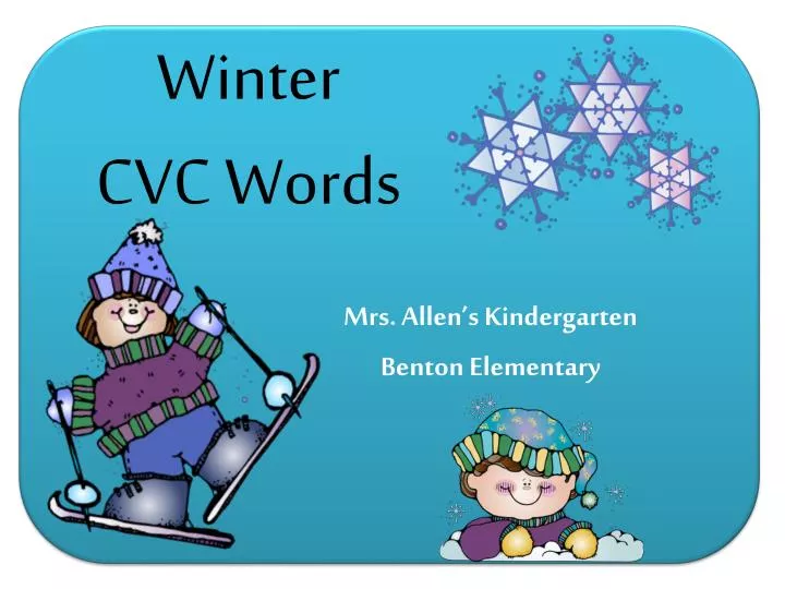 winter cvc words