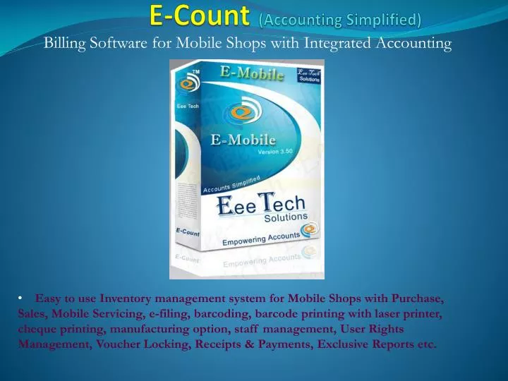 e count accounting simplified