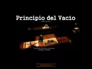 principio del vac o joseph newton