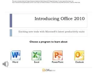 Introducing Office 2010