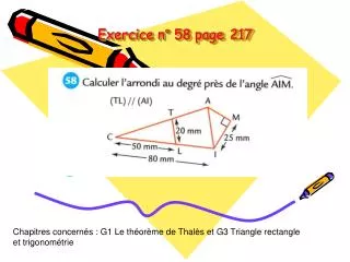 exercice n 58 page 217