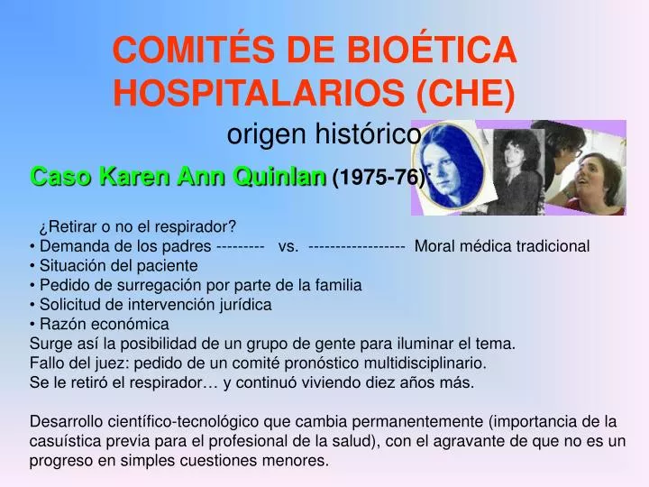 comit s de bio tica hospitalarios che