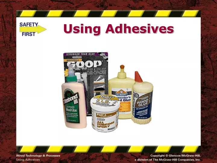 using adhesives