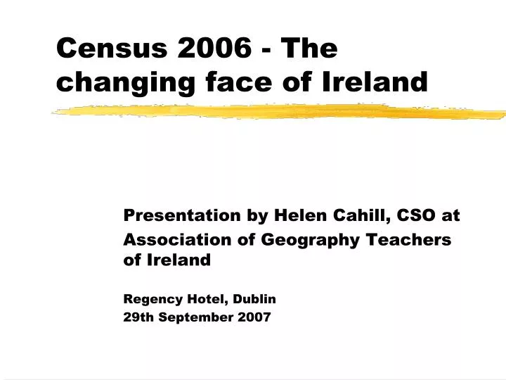 census 2006 the changing face of ireland