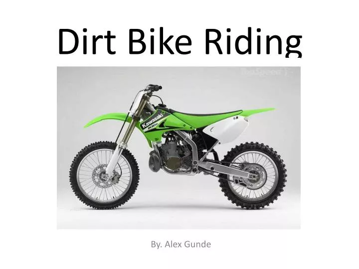 dirt bike riding