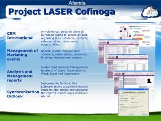 Project LASER Cofinoga