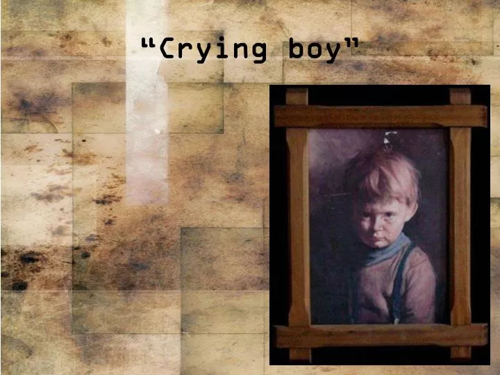 crying boy